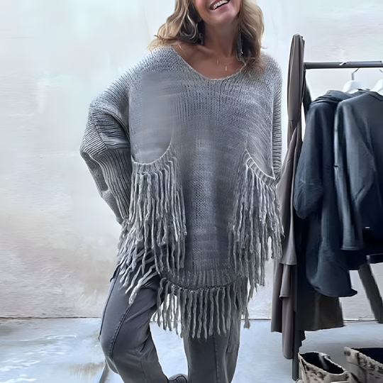 Heidi-Mode | Boho Style Fransenpullover