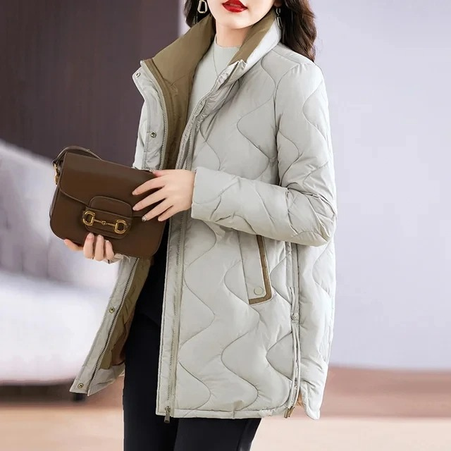Heidi-Mode | Elegante gesteppte Jacke mit Stehkragen für einen Smart-Look Ideal für Herbst/Winter