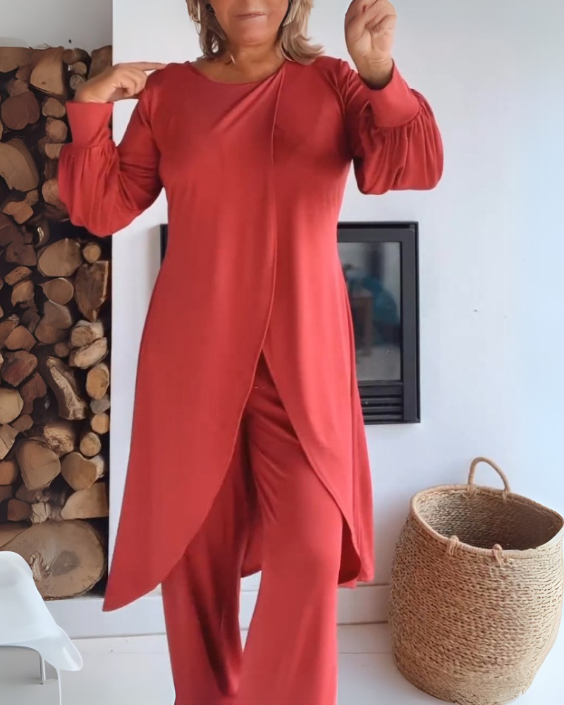 Heidi-Mode | Bequemes Zweiteiliges Satz für Damen