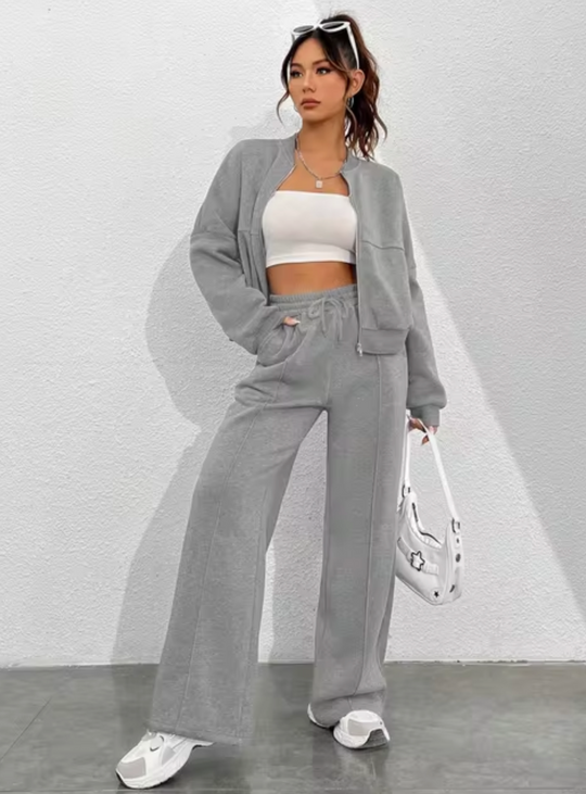 Heidi-Mode | Set Jacke Reißverschluss und Jogginghose
