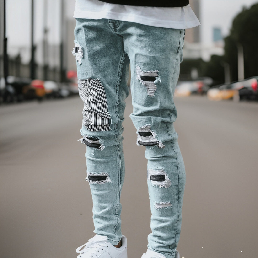 Premium zerrissene Skinny Jeans