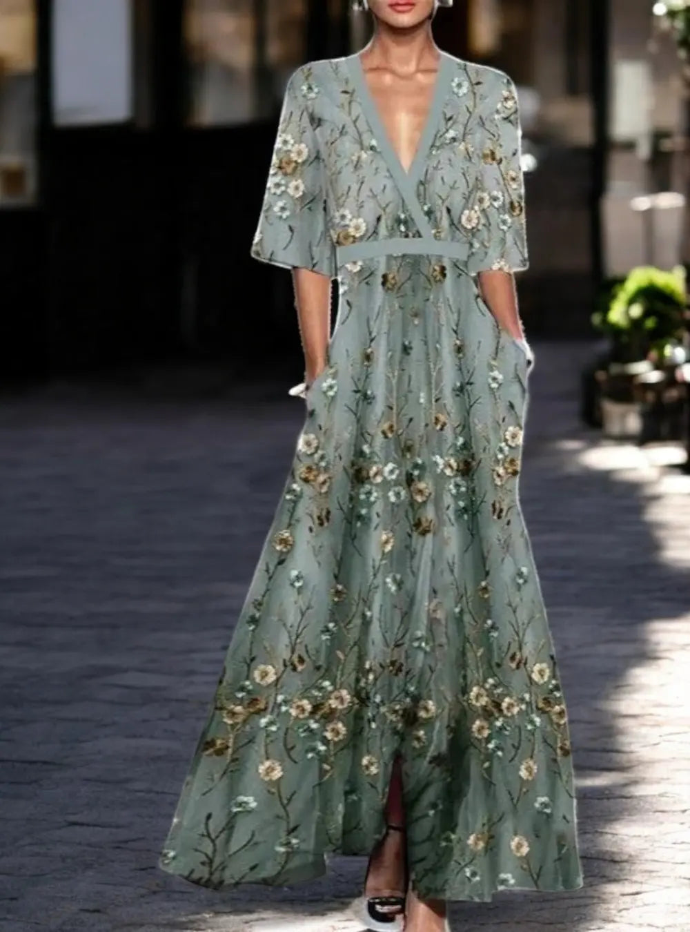 Heidi-Mode | Farbliche Maxi-Kleid