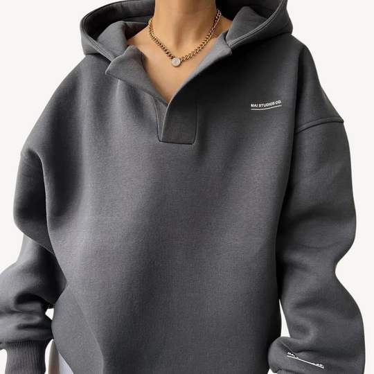 Heidi-Mode | Damen Fleece Oversized Hoodie