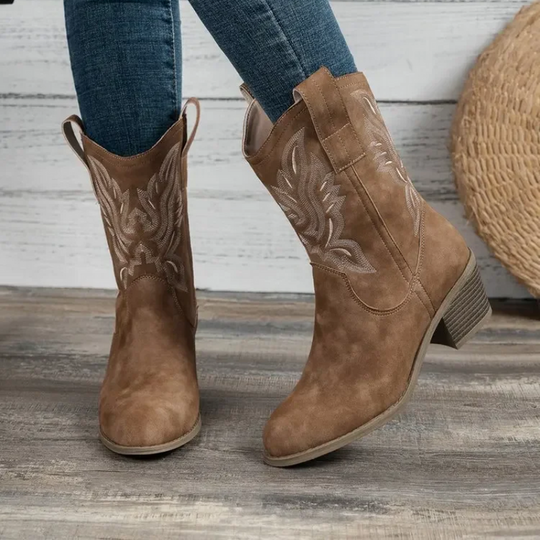 Feld - Western Cowboystiefel Mit Absatz