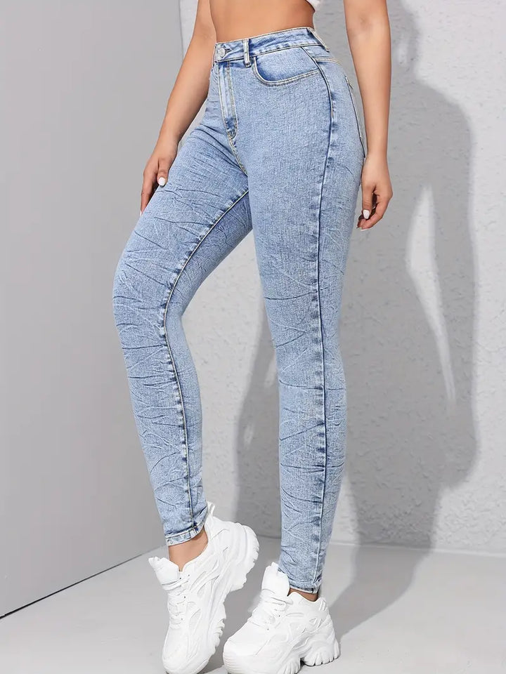 Slim-Fit-Nischen-Röhrenjeans