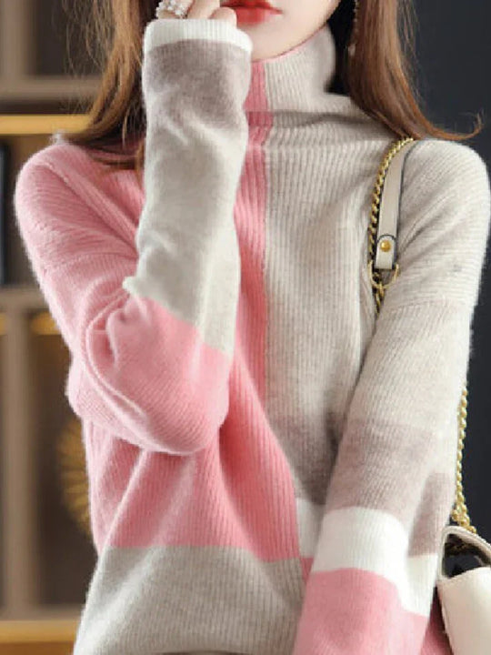 Heidi-Mode | Pull À Col Roulé Classique Pour Femme