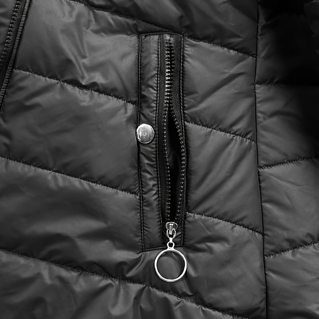 Heidi-Mode | Damen Puffermantel mit Kapuze