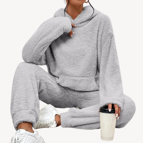 Heidi-Mode | Damen Fleece-Loungewear-Set Trainingsanzug