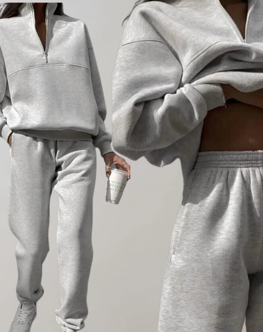 Heidi-Mode | Fleece-Hosen-Set Damen