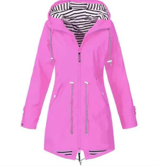 Heidi-Mode | Wasserdichte Jacke mit Kapuze