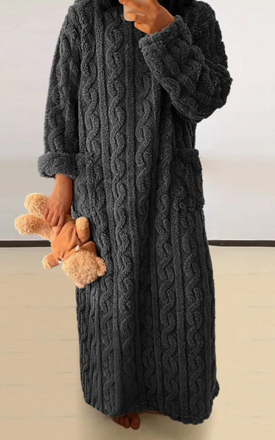 Heidi-Mode | Damen Fleece Pyjama Ultimative Weichheit und Komfort