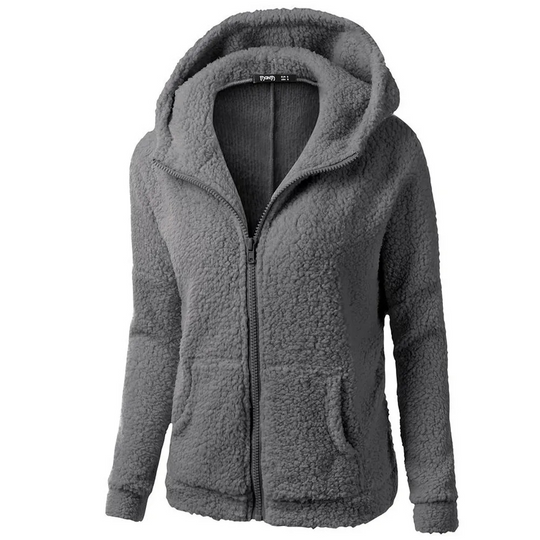 Heidi-Mode | Fleece Westen Damen mit Reißverschluss und Taschen Warme Freizeitjacke