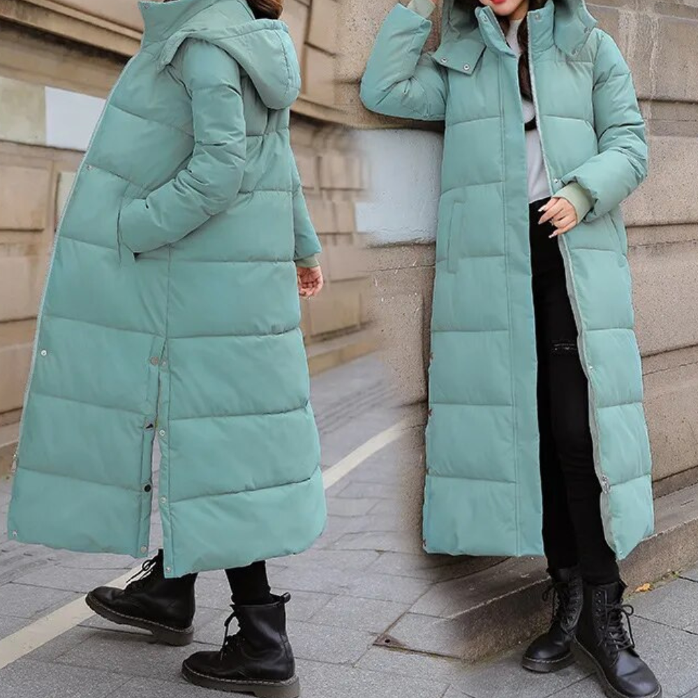 Parka Long manteau d'hiver matelassé pour femmes