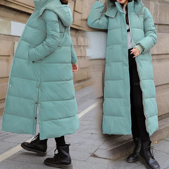 Parka Long manteau d'hiver matelassé pour femmes