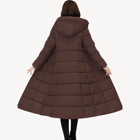 Heidi-Mode | Damen Lange Daunenjacke