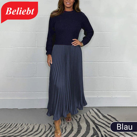Heidi-Mode | Elegante und Stilvolle Plissierte Kleider mit Rundsaum