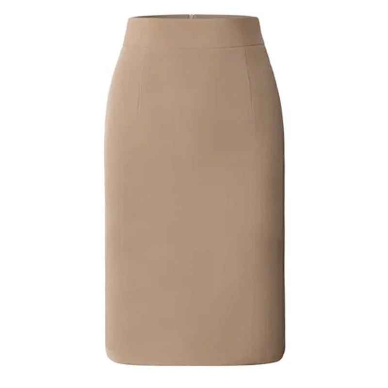 Heidi-Mode | Schlitz Hinten Maxi-Rock Ohne Gürtel