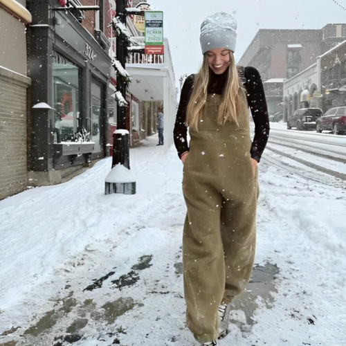 Lässiger, schmaler Overall für Damen