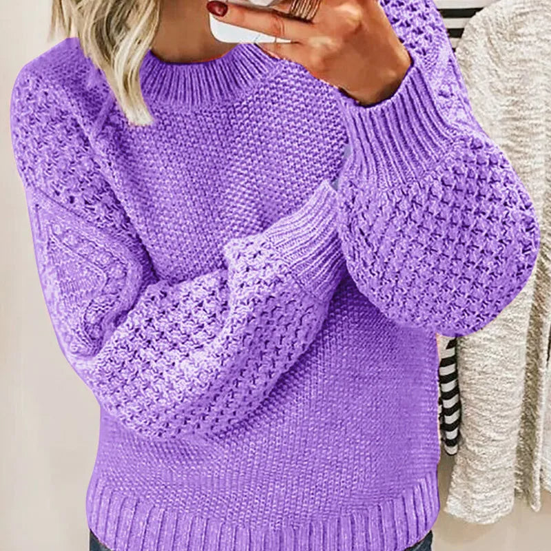 Comfy Pullover mit langen Ärmeln