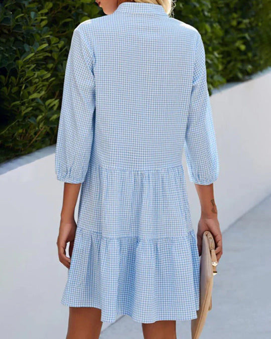 Heidi-Mode | A-Linienkleid mit V-Ausschnitt