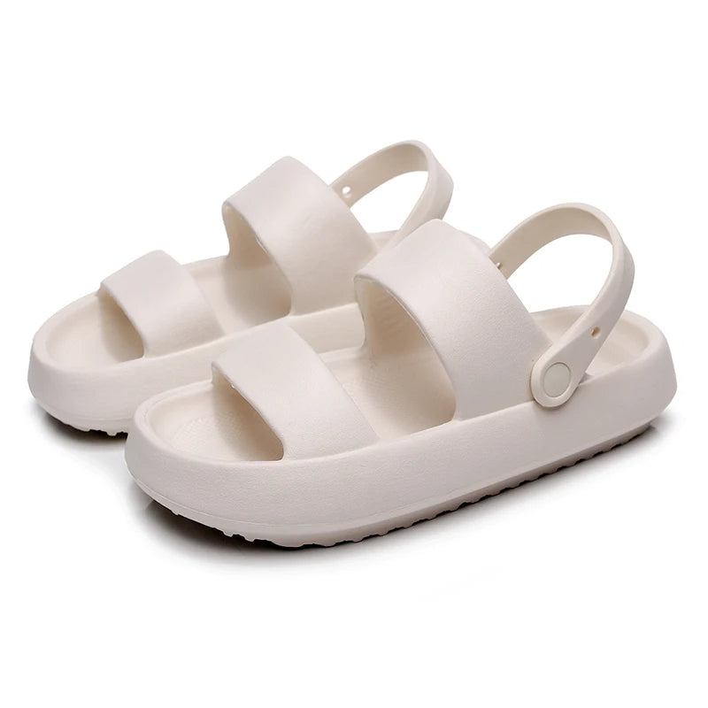 Heidi-Mode | Orthopädische Sandalen Comfort Plus Pantoletten mit Doppelriemen Gepolsterte, Lässige Slip-On-Sandalen