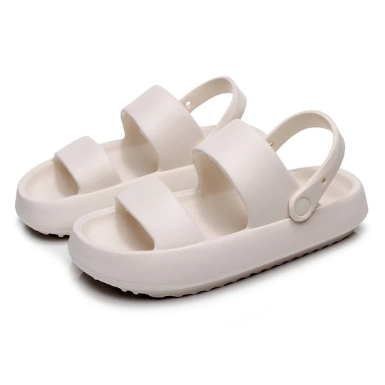 Heidi-Mode | Orthopädische Sandalen Comfort Plus Pantoletten mit Doppelriemen Gepolsterte, Lässige Slip-On-Sandalen