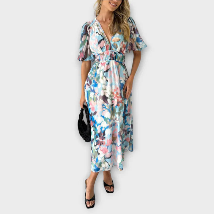 Heidi-Mode | Abito Floreale Elegante