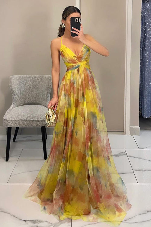 Heidi-Mode | Enchant My Love Print Maxi Kleid