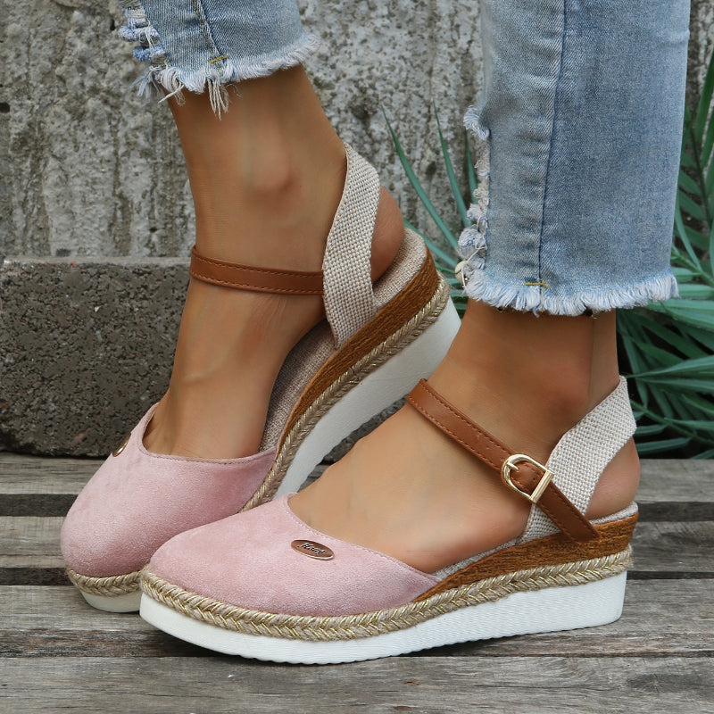Heidi-Mode | Orthopädische Trendy Braune Espadrilles