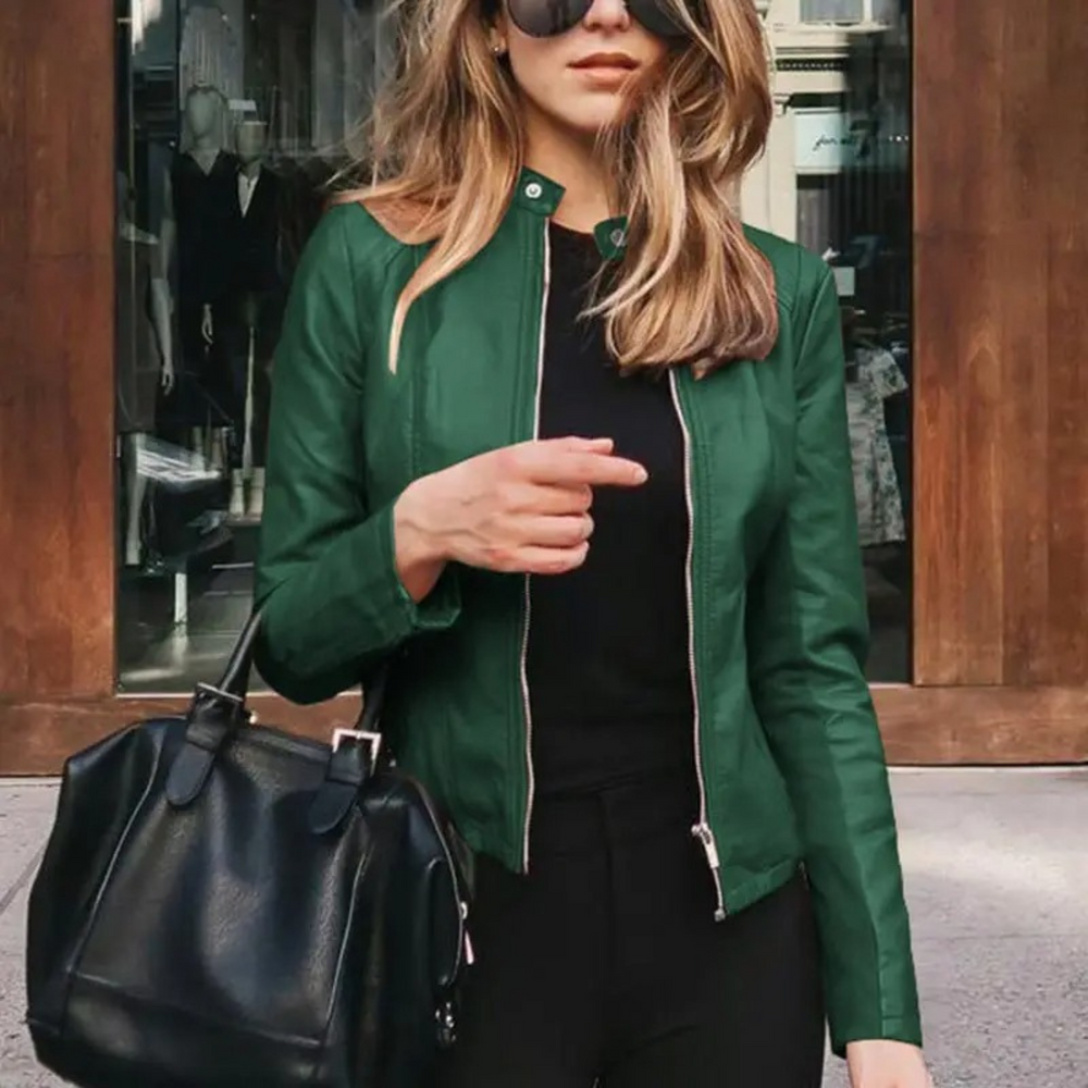 Heidi-Mode | Damen Leder Motorradjacke
