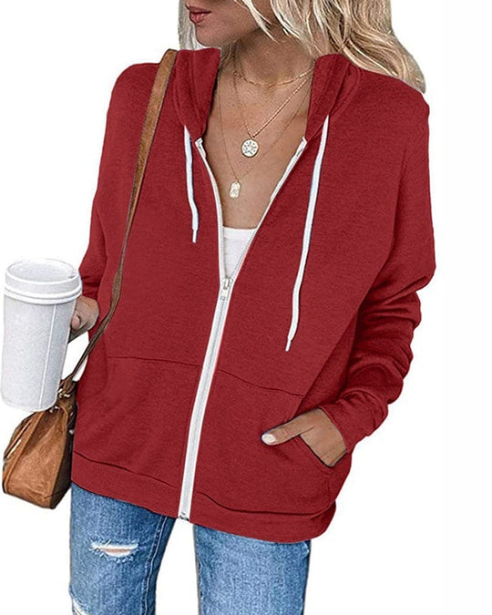 Heidi-Mode - Damen Zipped Hoodie