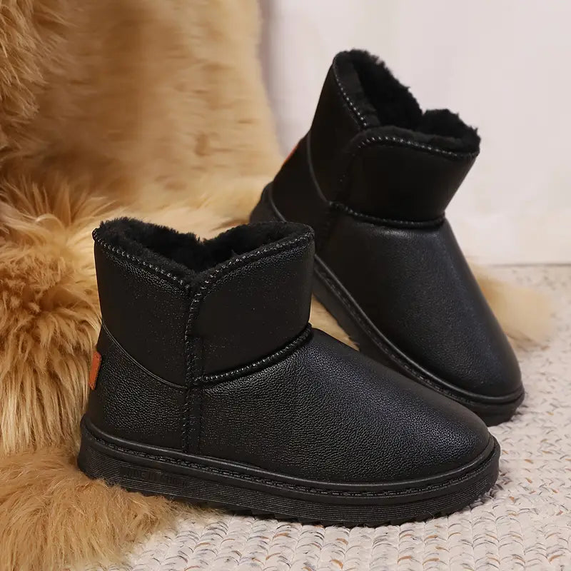 Heidi-Mode |  Winterfeste Mit Fleece Gefütterte Mittelhohe Stiefel