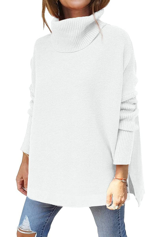 Heidi-Mode | Damen Winter Rollkragenpullover Lang