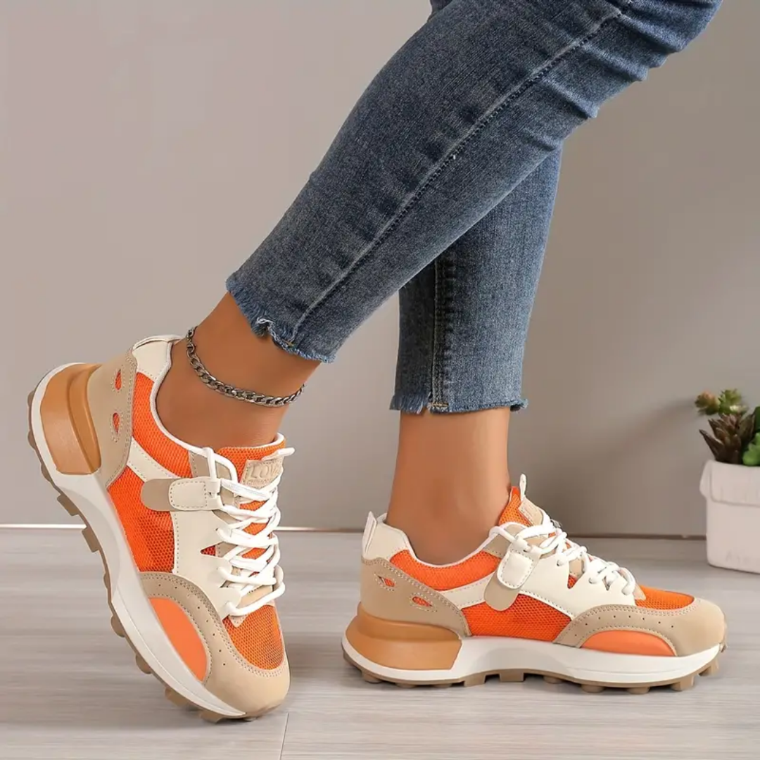 Heidi-Mode | Legere Damensneakers mit Farbkombinationen