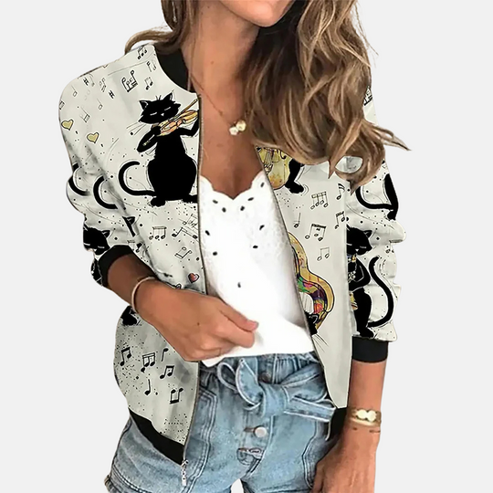 Heidi-Mode | Retro Print Kurzjacke
