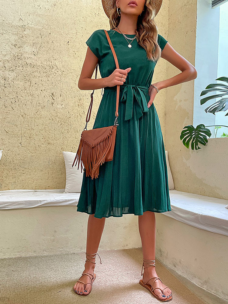 Elegante Midi-Kleid Frauen