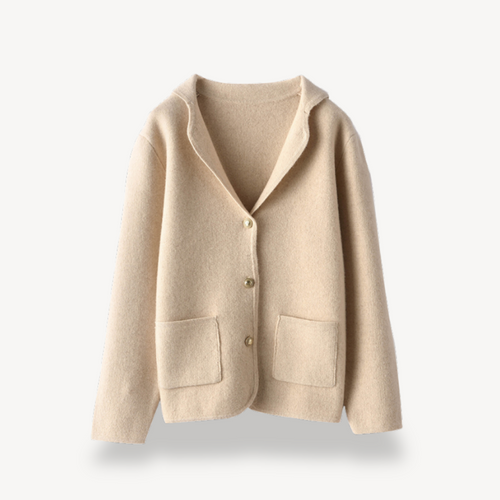 Heidi-Mode | Damen Wollcardigan mit Knöpfen