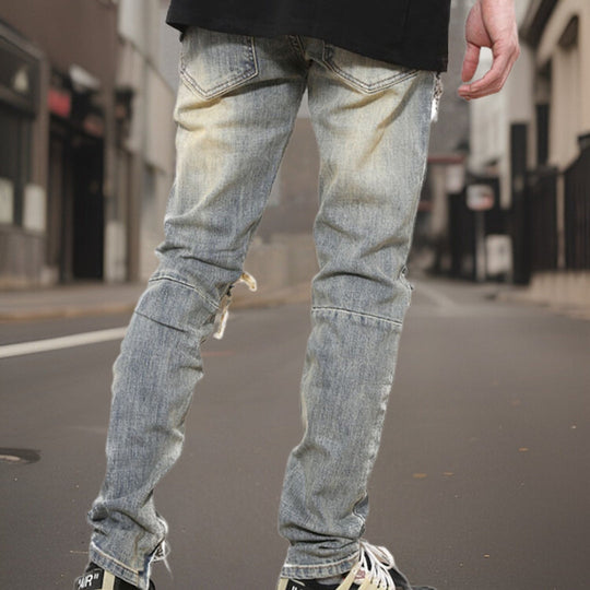 Trendy zerrissene Jeans