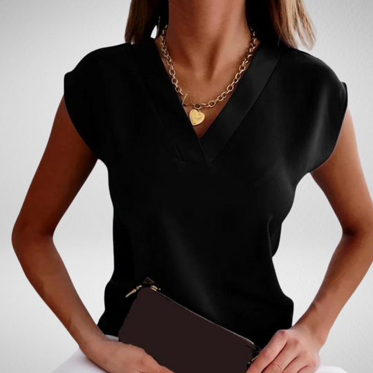 Jana | Bluse mit V-Ausschnitt