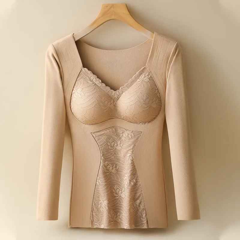 Heidi-Mode | Wärmende Spitzen Detailformende Top