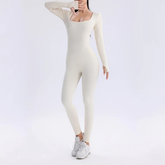 Heidi-Mode | Sleeksculpt Langarm Jumpsuit