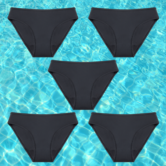 Heidi-Mode | Damen Menstruation Bikinislip Damenunterwäsche Schwimmbekleidung