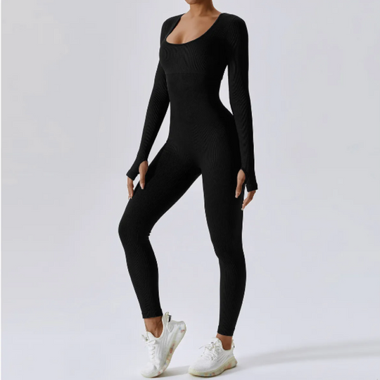 Heidi-Mode - Chic Herbst Body Perfecting Jumpsuit für Frauen