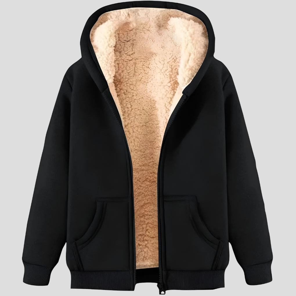 Heidi-Mode | Warmer Fleecegefütterter Winterhoodie für Herren