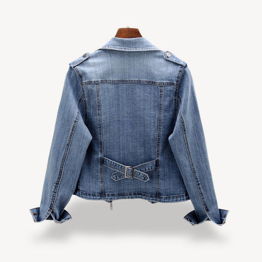 Heidi-Mode | Denim Bikerjacke für Damen