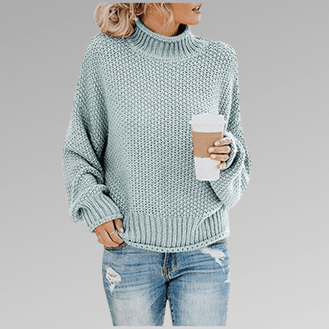 Heidi-Mode | Rollkragenpullover Lässiger Moderner Stil Ideal für den Winter