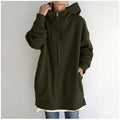 Heidi-Mode | Fleece-Hoodie mit Reißverschluss