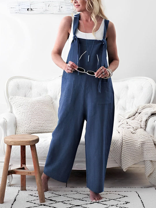 Eleganter Jumpsuit mit quadratischem Ausschnitt für Damen