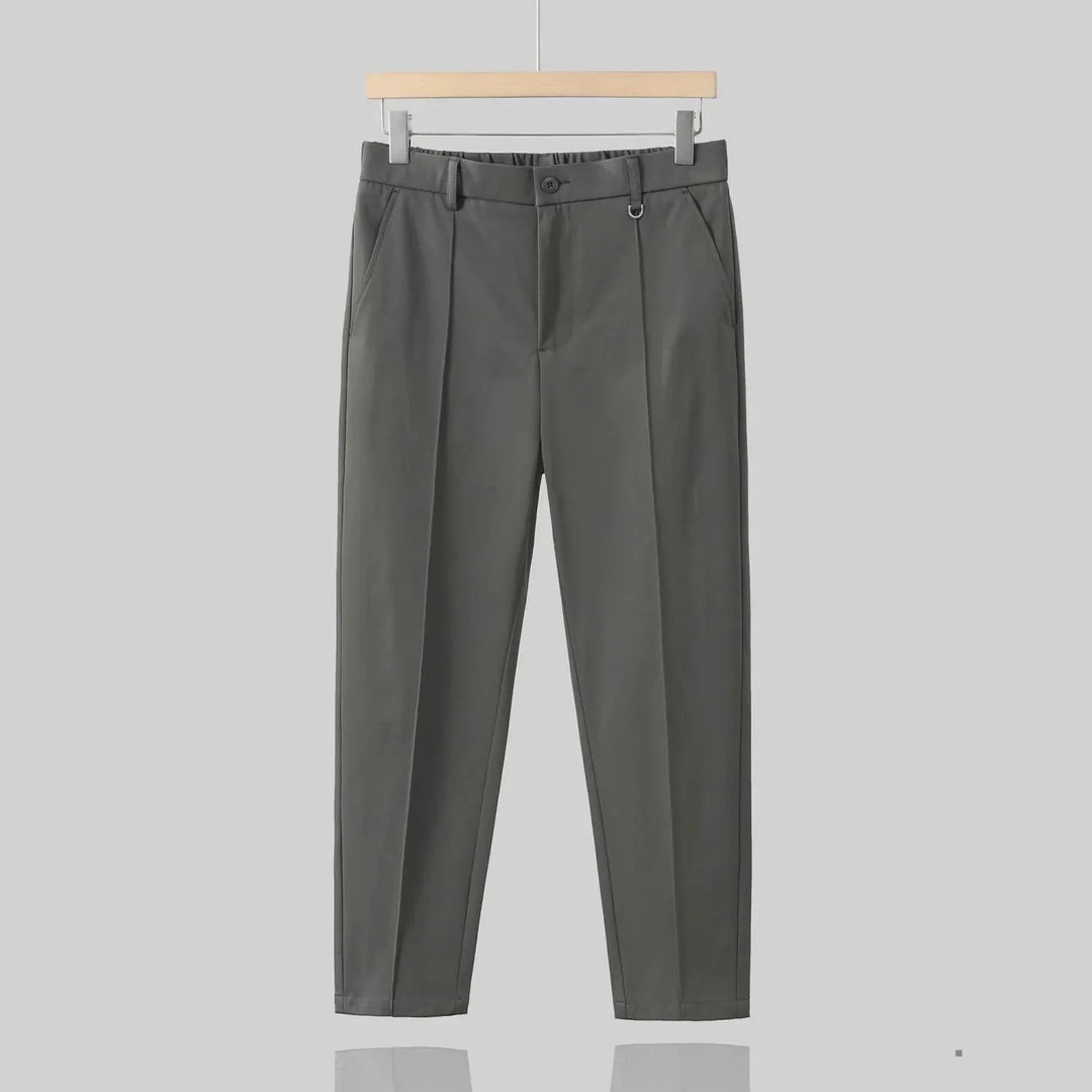 Heidi-Mode | Eenvoudige, kreukvrije, effen kleur pantalon