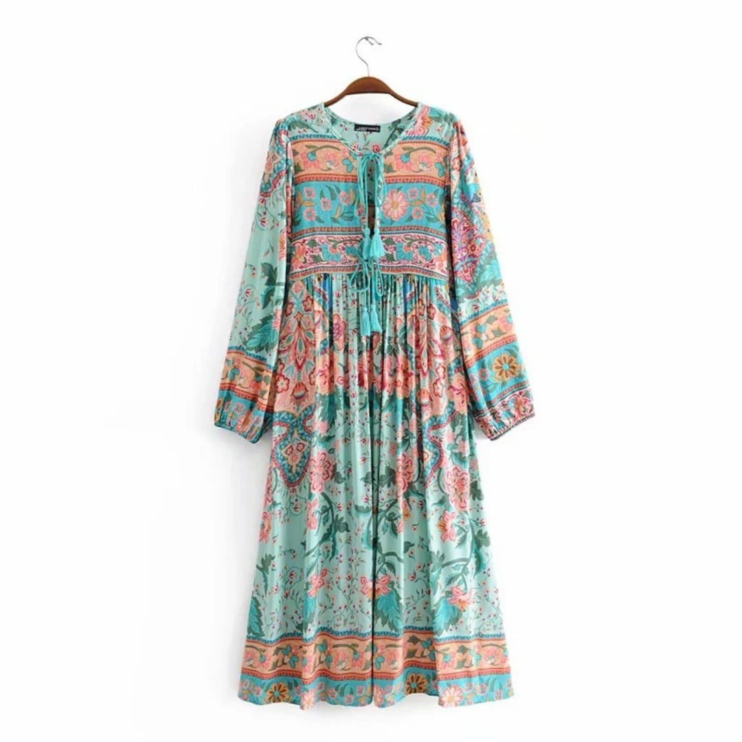 Heidi Mode | Kleid mit böhmischem Print